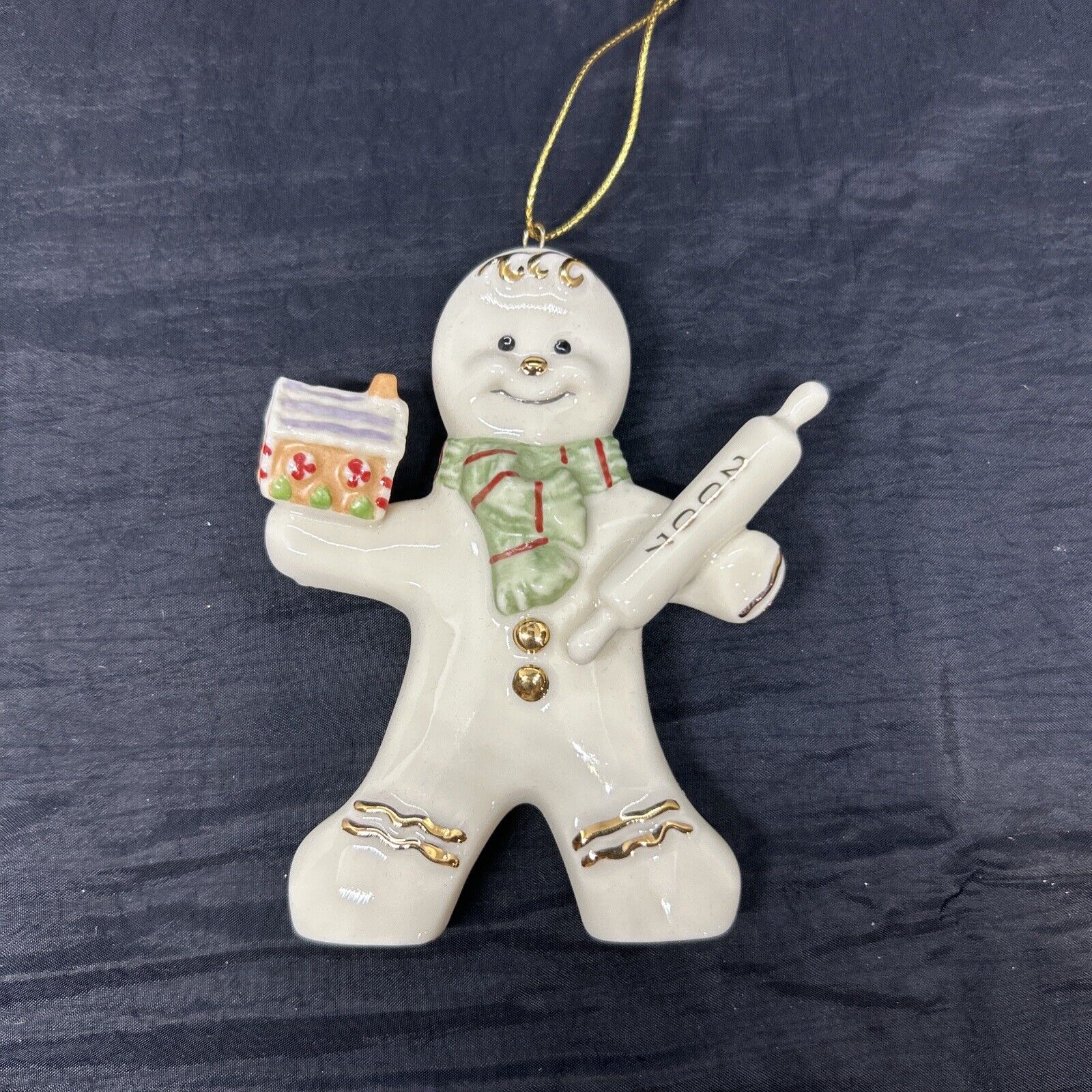 Lenox China 2007 Gingerbread Man BAKED with LOVE Christmas Tree Ornament NO BOX