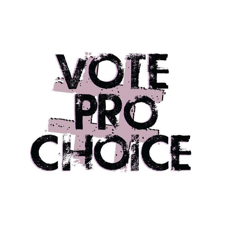 Vote Pro Choice Women Abortion Rights Liberal Democrat Button Pin 2 1/4” Round