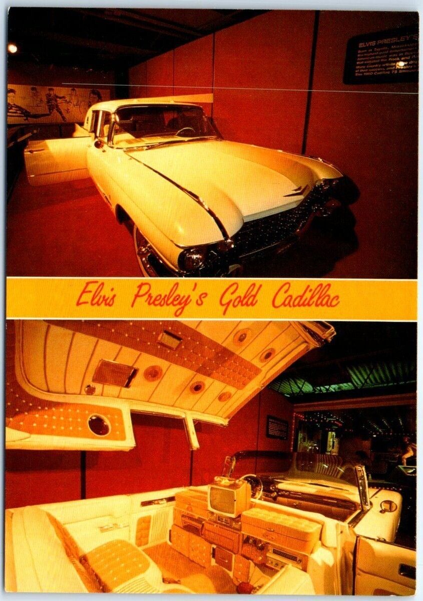 Elvis Presley\'s Gold Cadillac - Country Music Hall of Fame & Museum, Tennessee