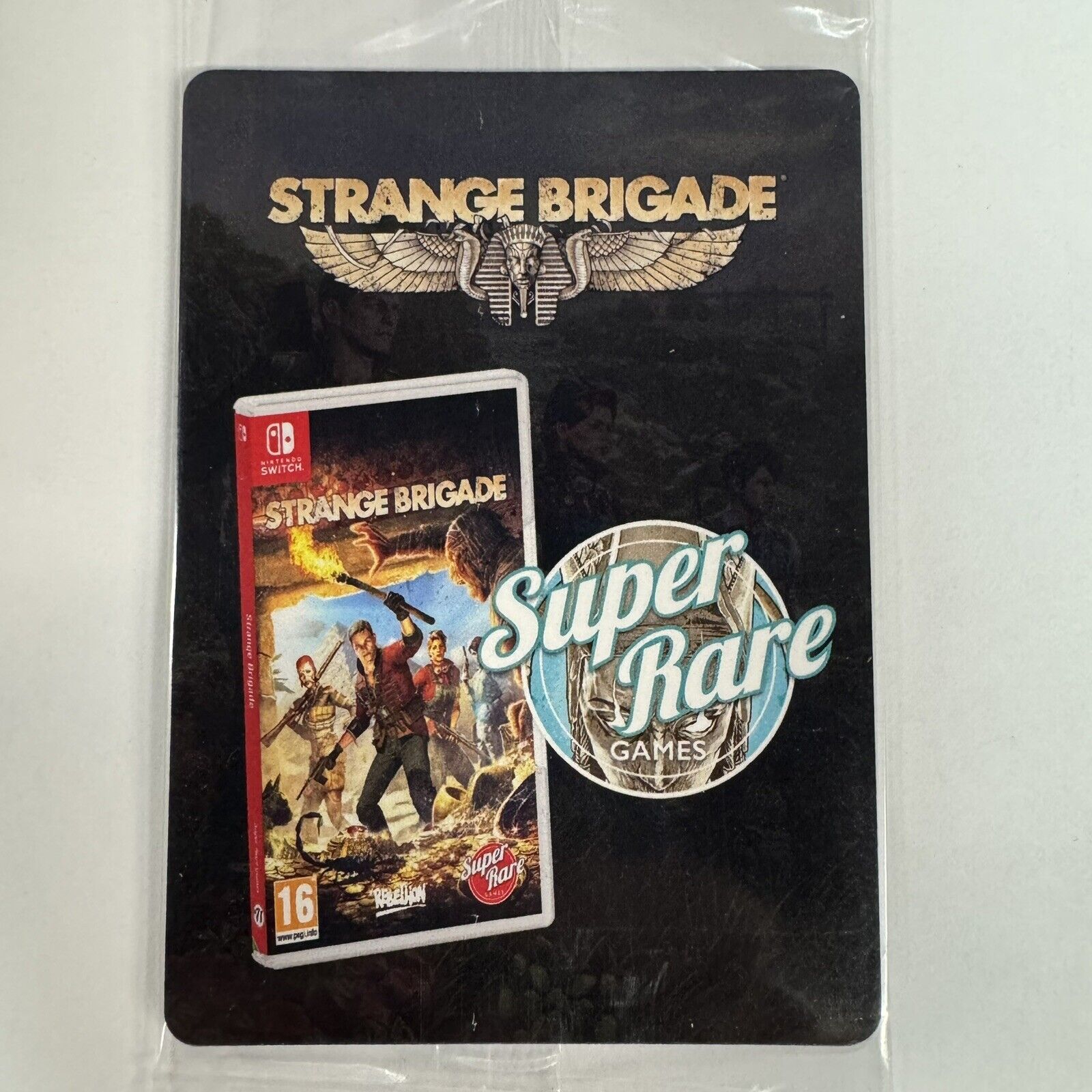 Strange Brigade Sealed 4 Trading Card Pack Super Rare Games SRG