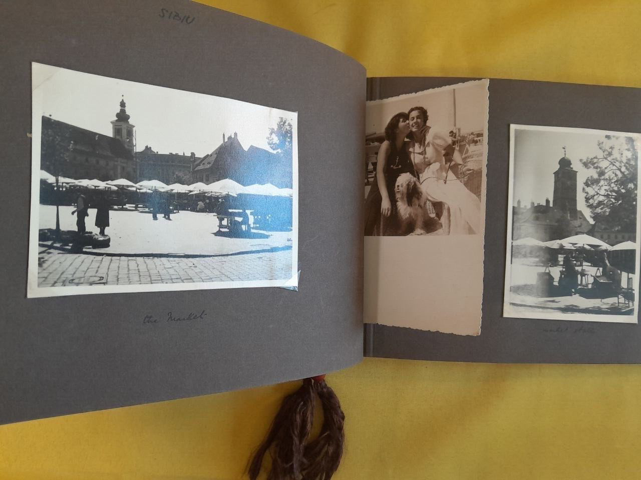 1930-40   VINTAGE PHOTO ALBUM 53 PHOTOS EUROPE - EGYPT TRAVEL  S5