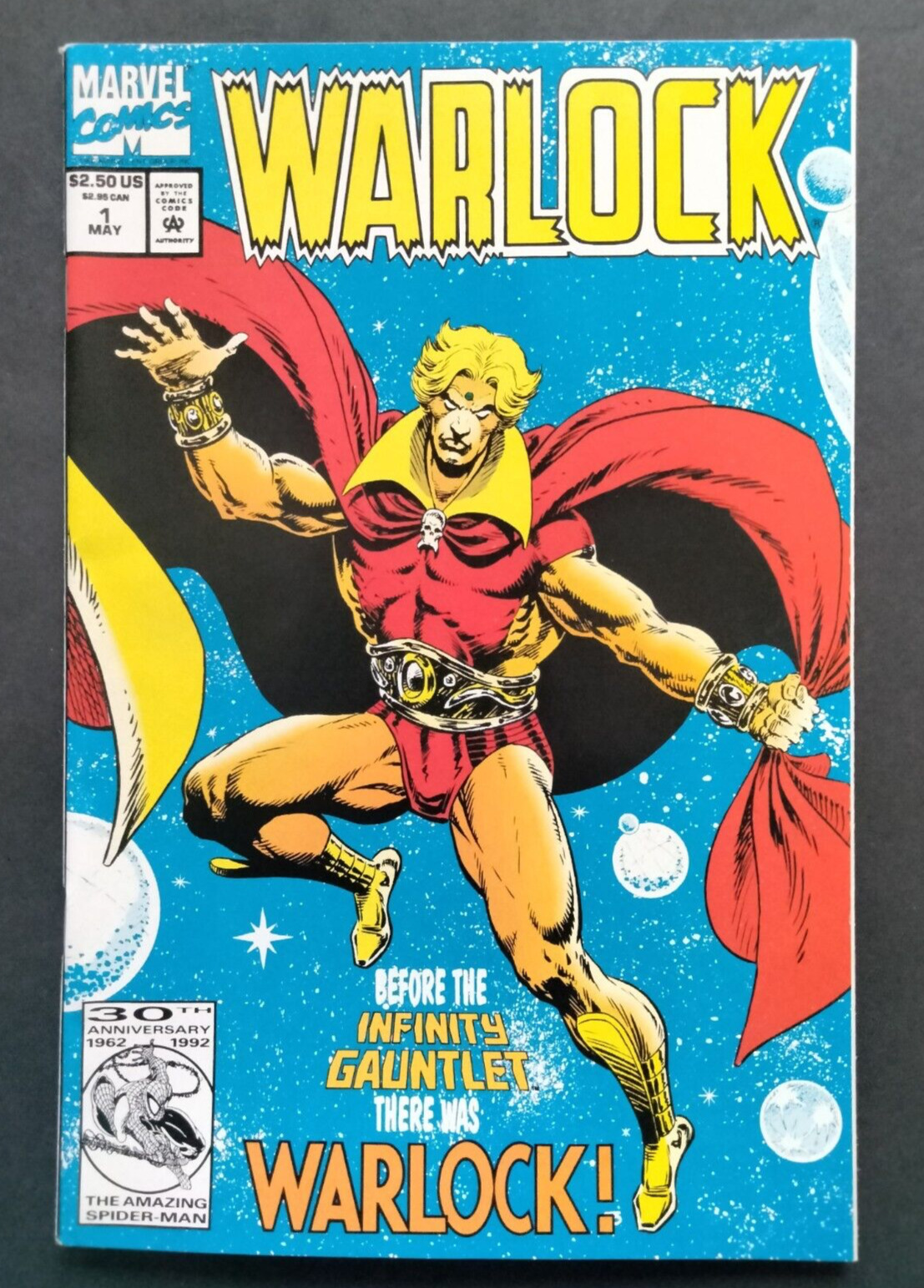 Warlock Vol.2 #1 1992 Marvel Comics Before The Infinity Gauntlet - Pre-owned