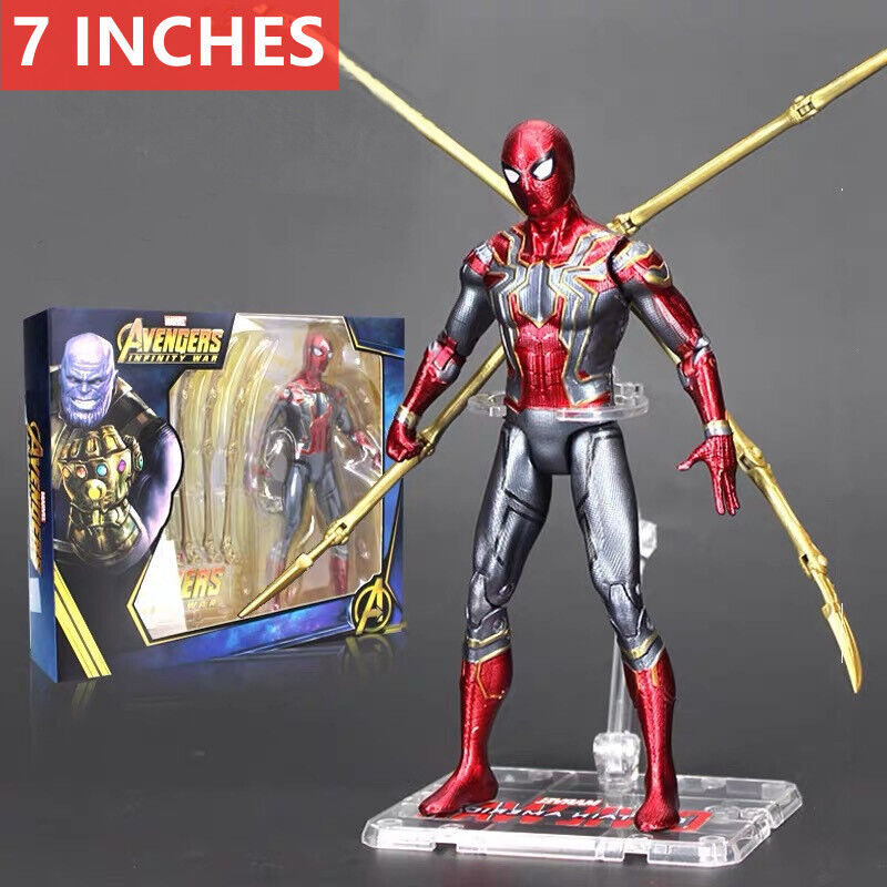 Iron Spider Man Marvel Spiderman Avengers Infinity War Action Figure Toy w/Box