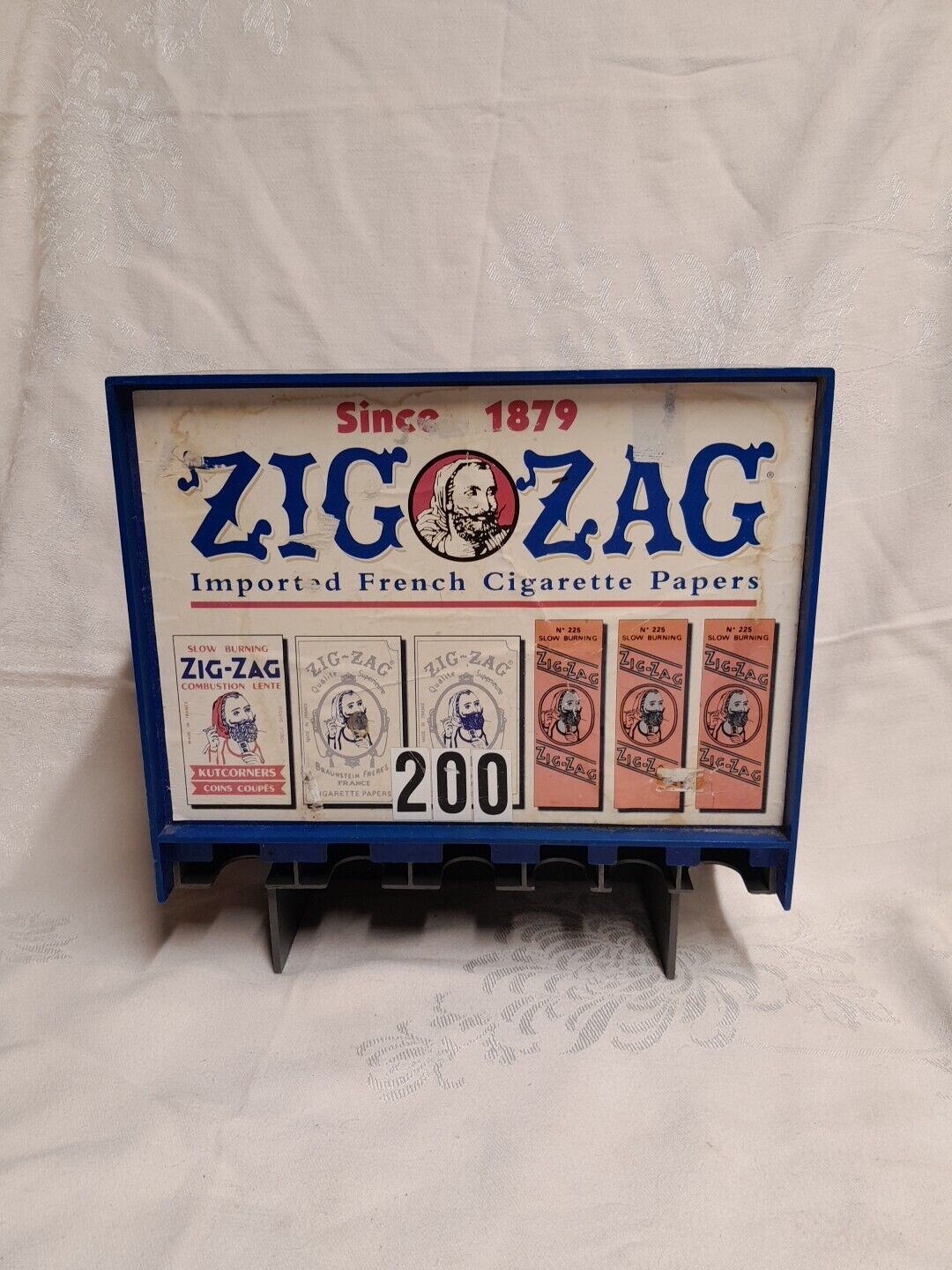 VINTAGE ZIG ZAG ROLLING PAPER DISPENSER Still Usable Very Cool