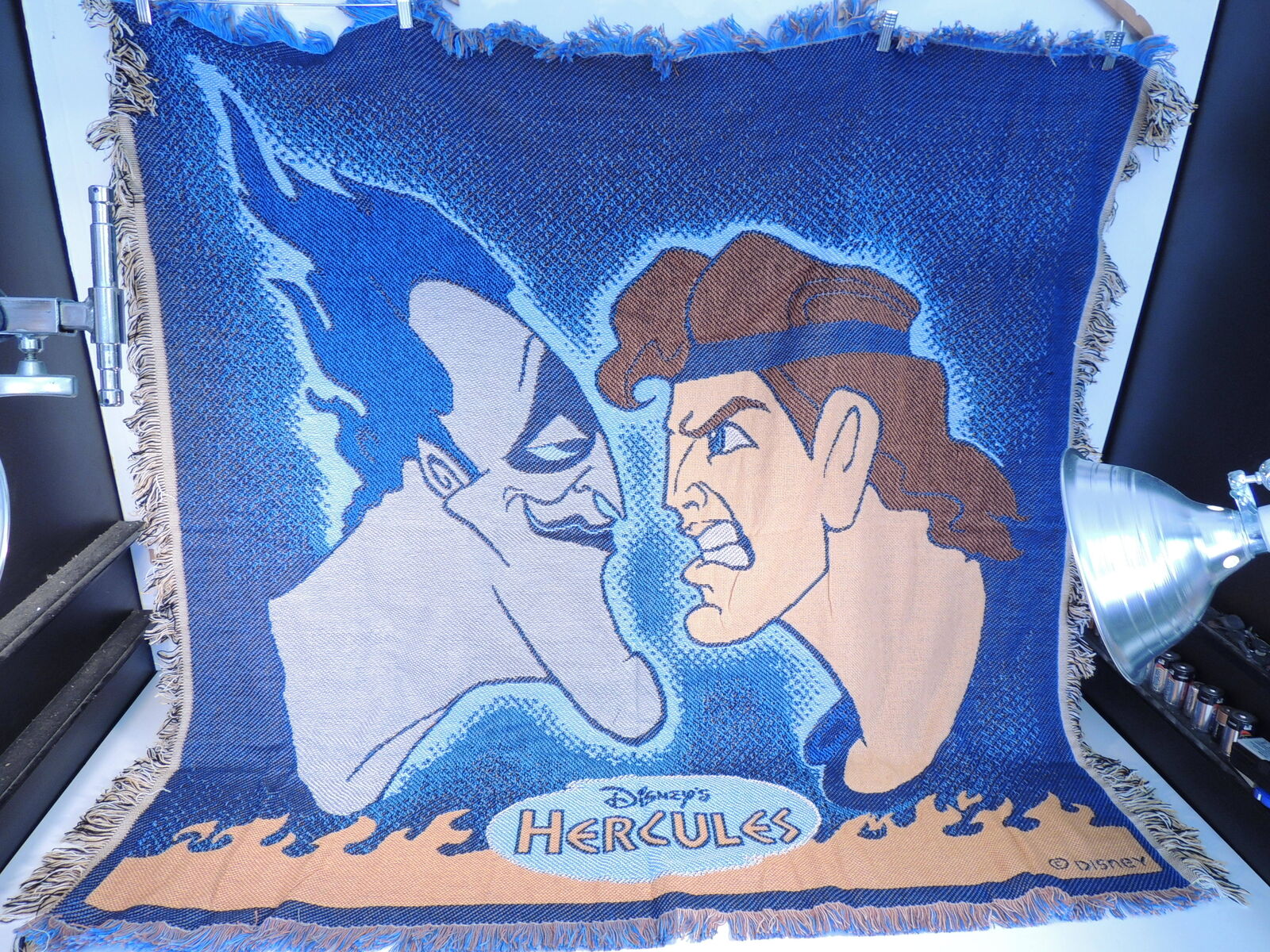 Disney Hercules Throw Blanket Beacon 100% Acrylic USA 50\