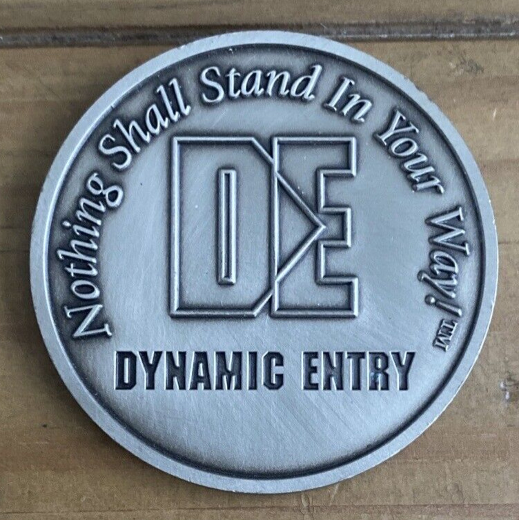 Dynamic Entry Military Challenge Coin