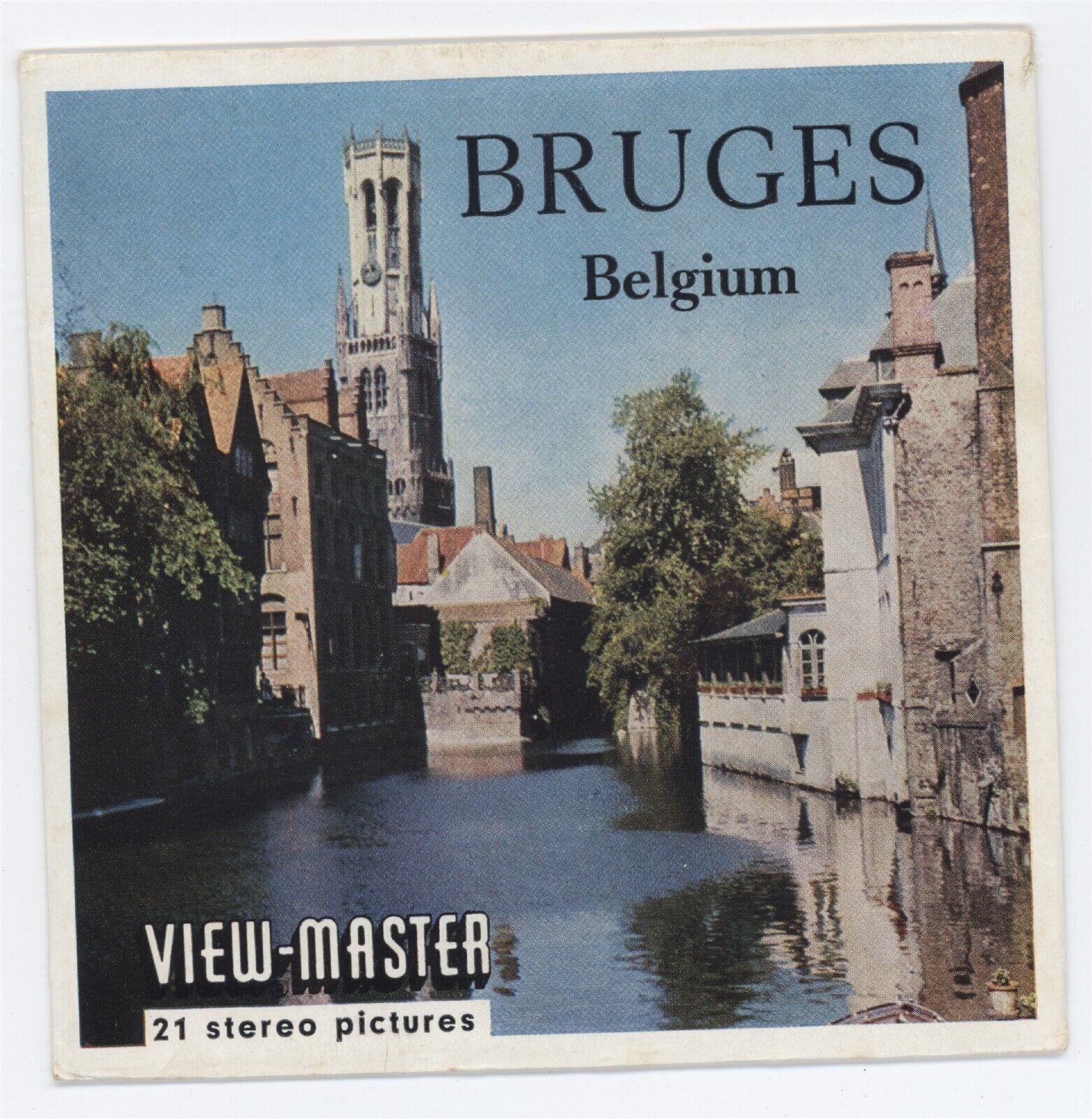 BELGIUM Bruges Viewmaster packet C 361 Mint Condition