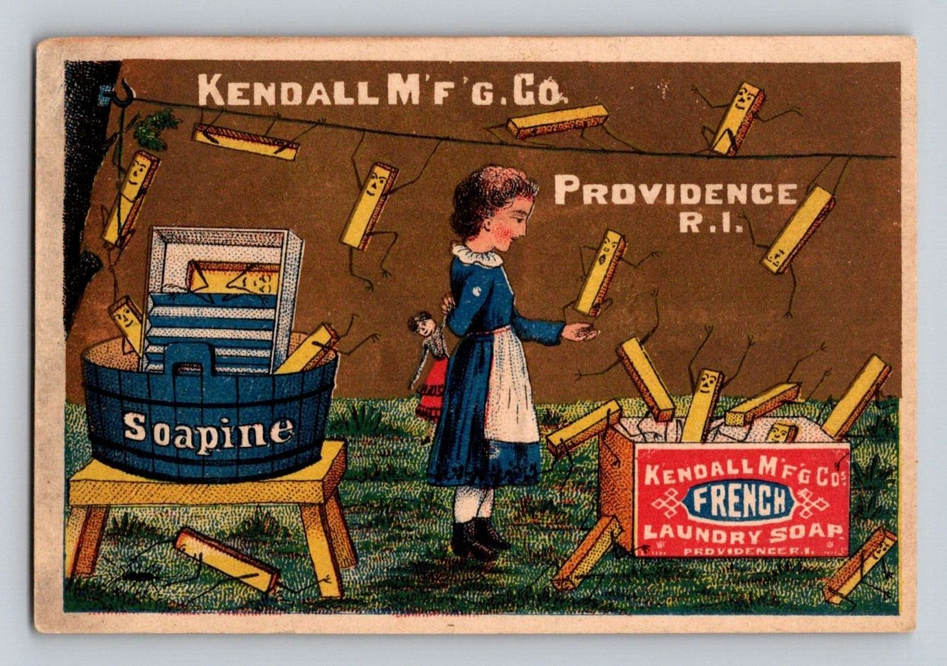 Soapine Kendall Manufacturing Woman Anthropomorphic Clothing Pins P368