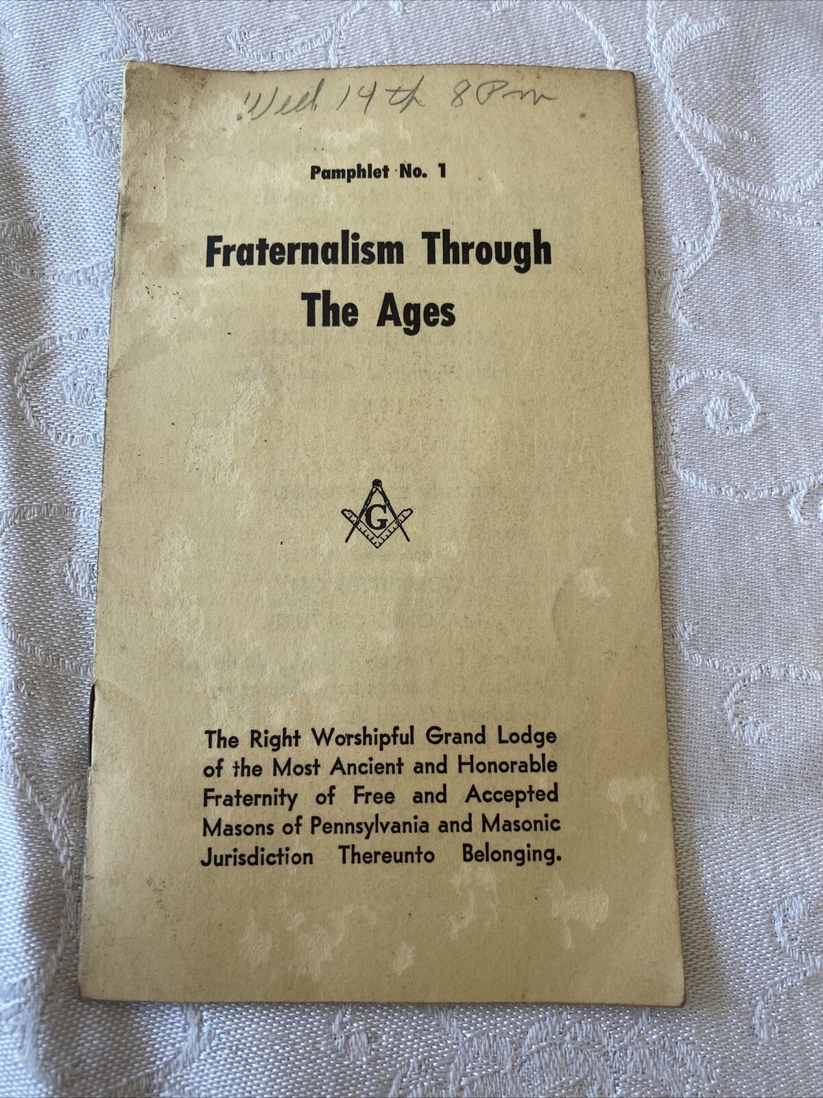 1958 Masonic Temple Booklet Fraternalism Through The Ages Masons Of Pennsylvania
