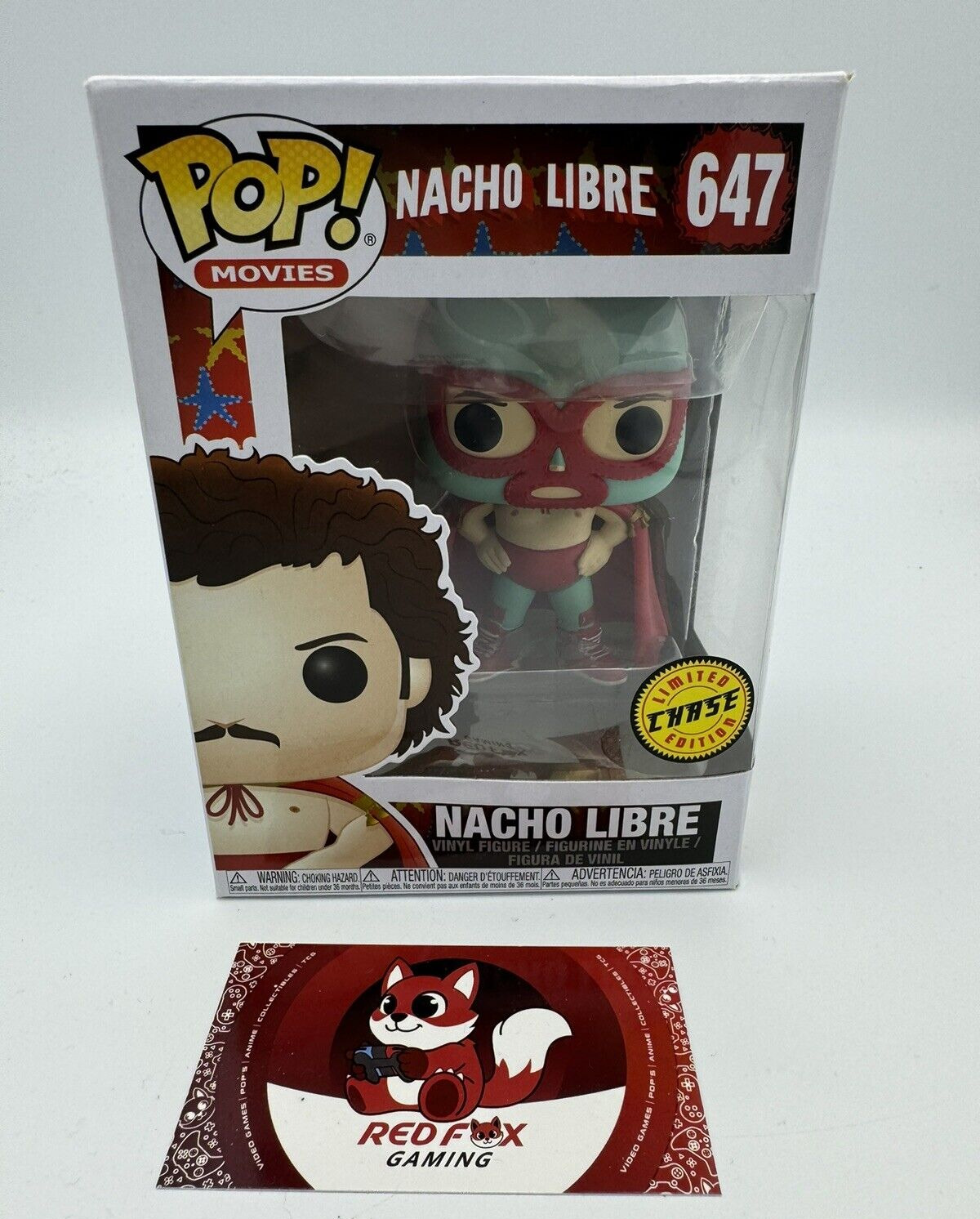 Funko Pop Movies: Nacho Libre #647 CHASE - Vaulted - 