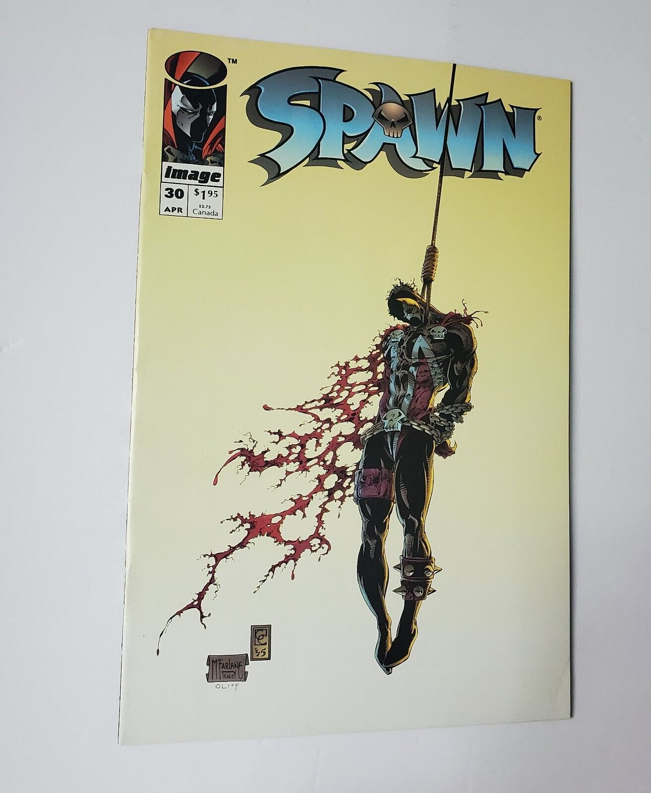Spawn #30 April 1995 Image Comics THE TODDFATHER HITS ANOTHER HOMER