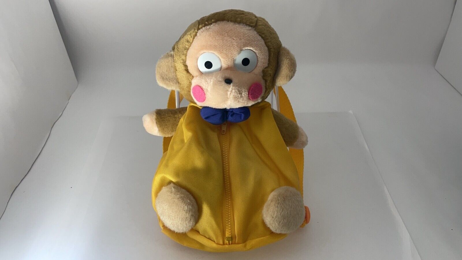 Sanrio Monkey Monkichi Plush Toy Rucksack in 1995 Amusement Present Eikoh