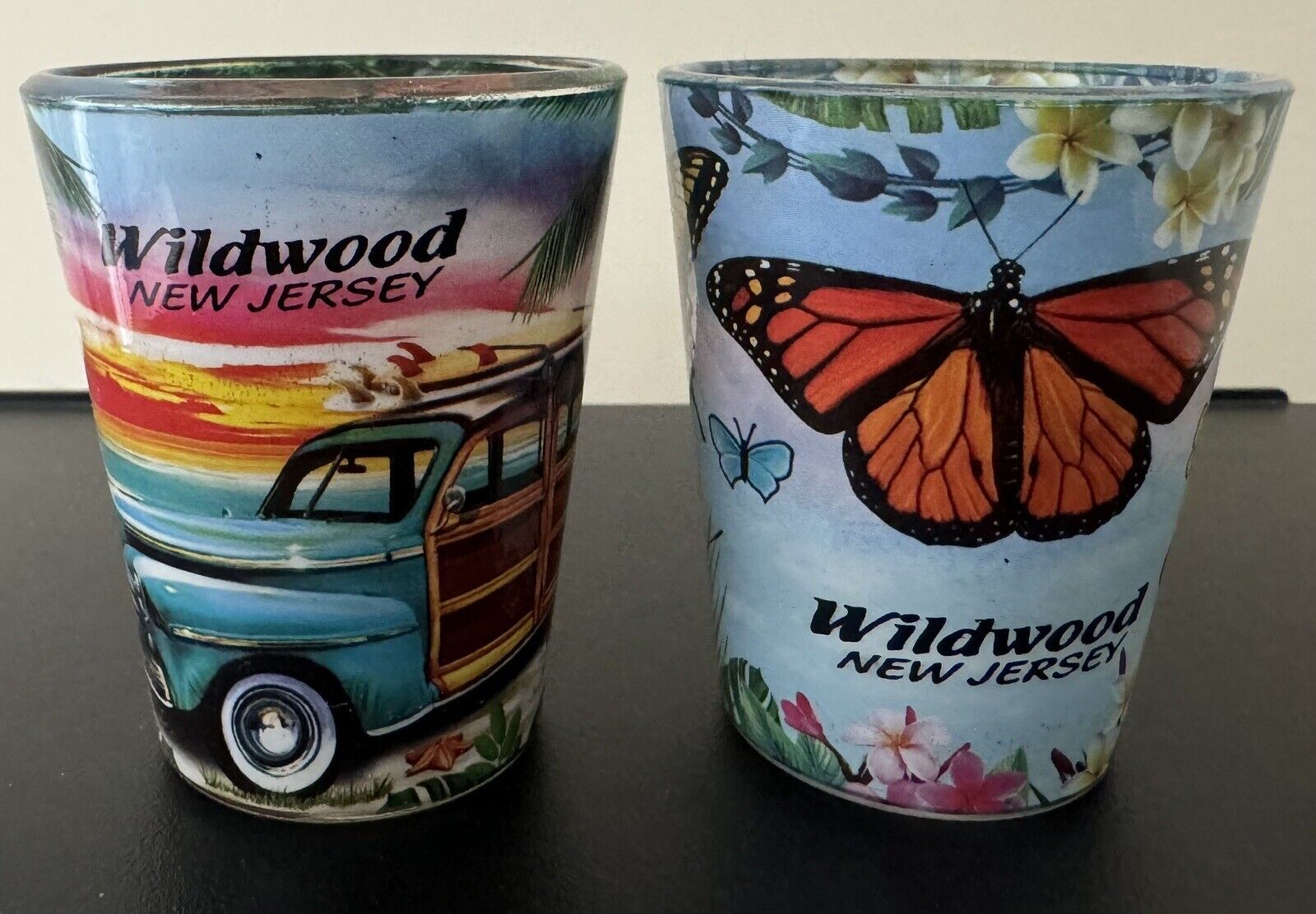 Wildwood New Jersey Shot Glasses NEW Never Used