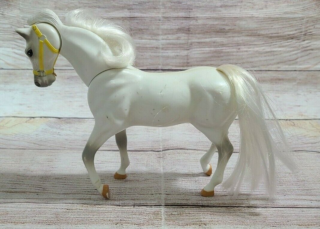 Vintage Empire Toy Horse Brown Movable Head Neck Plastic 1996