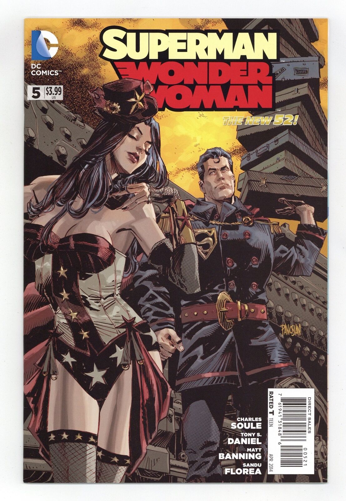 Superman Wonder Woman #5B Panosian 1:25 Variant VF 8.0 2014