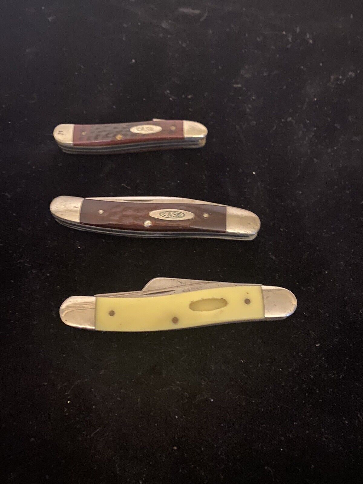 Lot Of 3 Case Pocket Knives