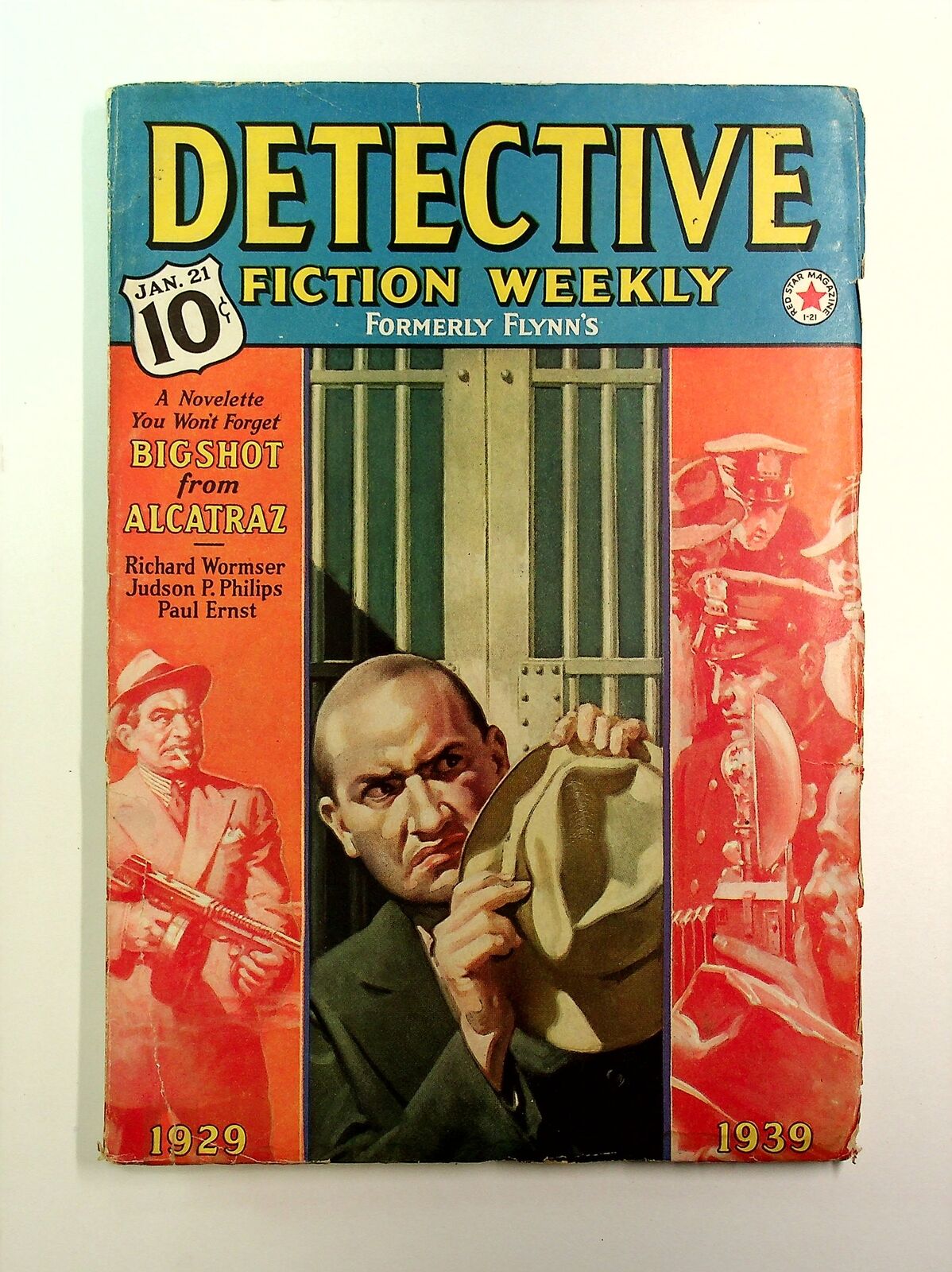 Detective Fiction Weekly Pulp Jan 21 1939 Vol. 125 #4 VG