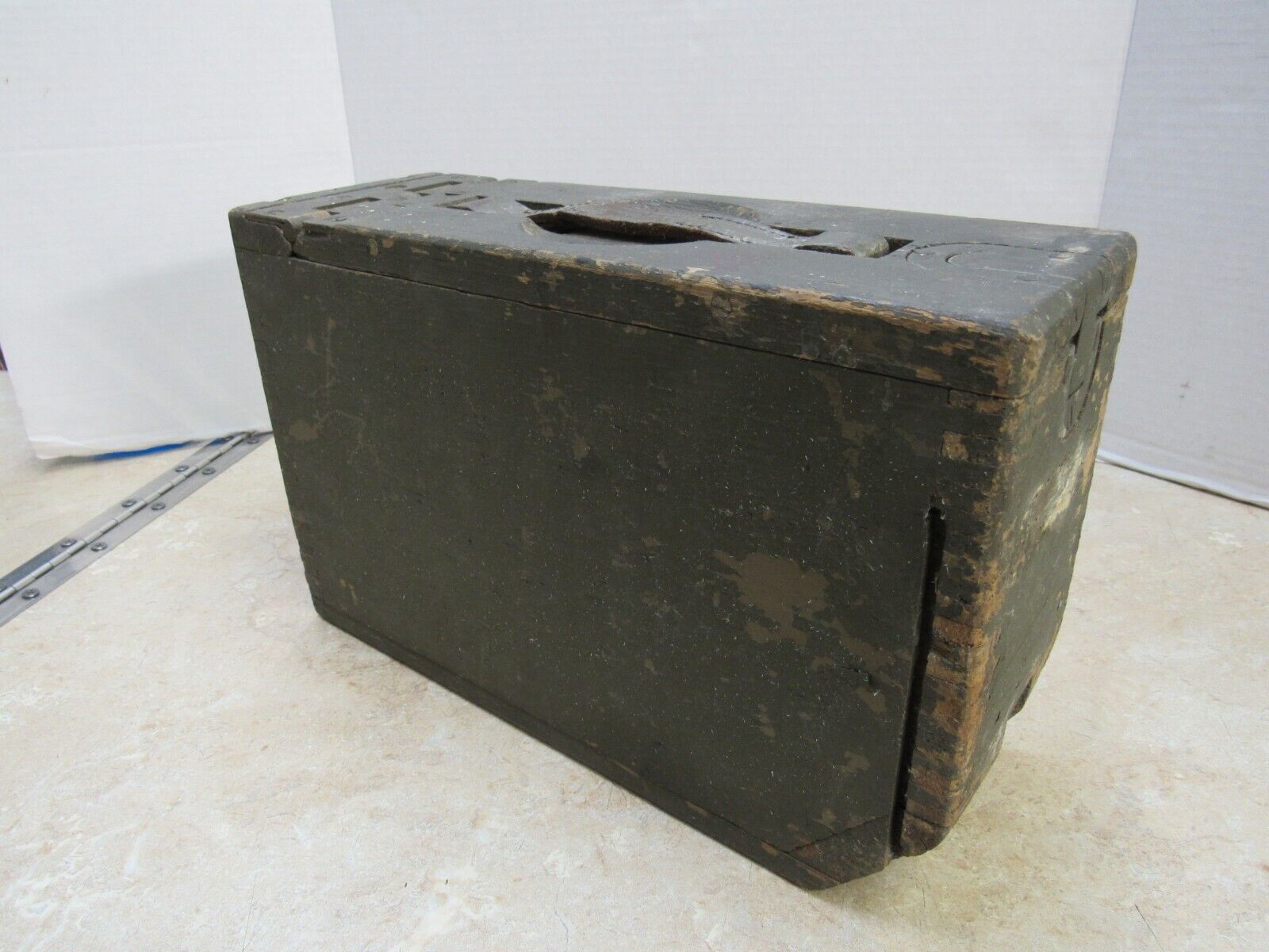 US WW1 WW2 Ammunition Box Can 30 Cal Browning Oak Wood