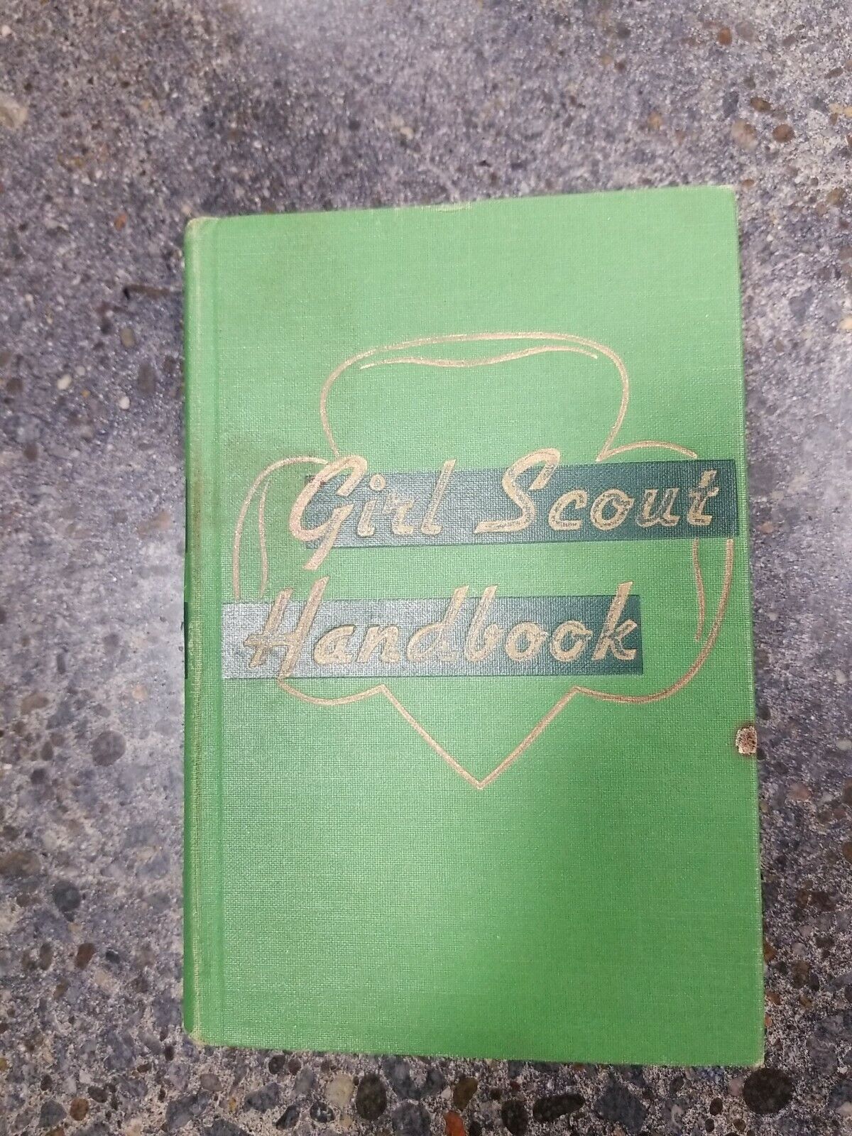 Vintage 1947 Girl Scout Handbook 1952 Printing HC Green 