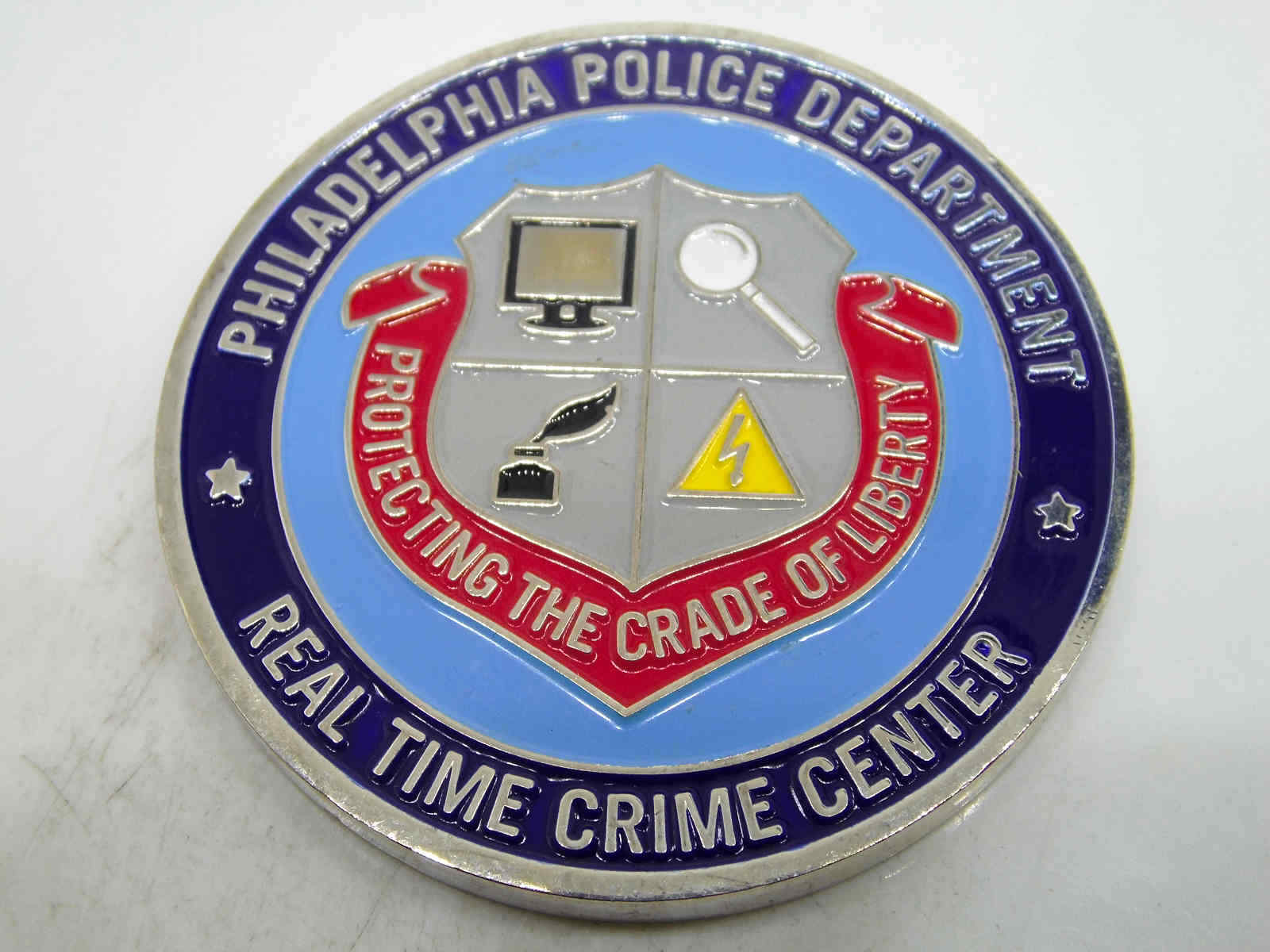 PHILADELPHIA POLICE DEPARTMENT REAL TIME CRIME CENTER CHALLENGE COIN