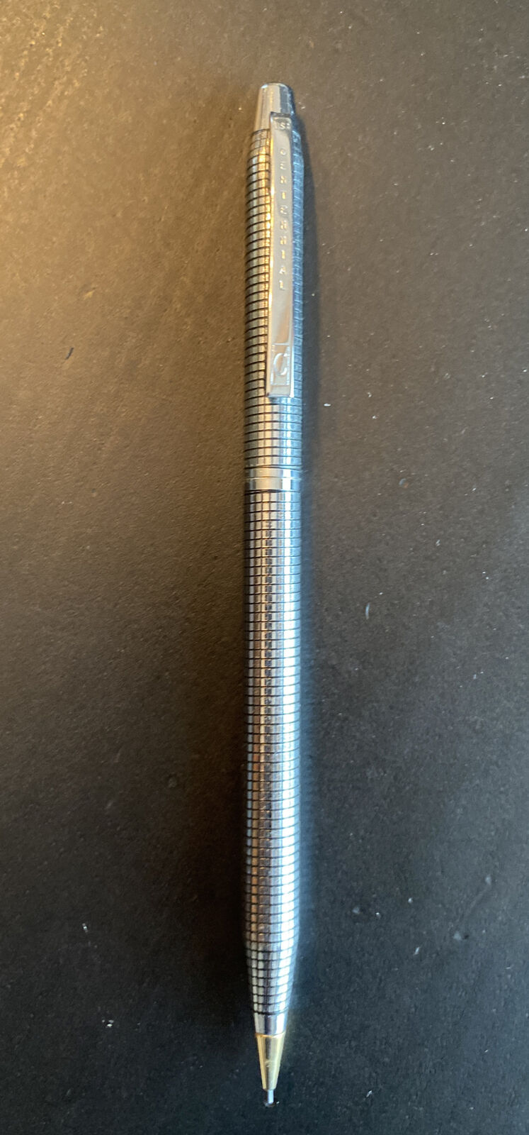 Vintage Centennial USA Mechanical Silver Tone With Lead Pencil EUC