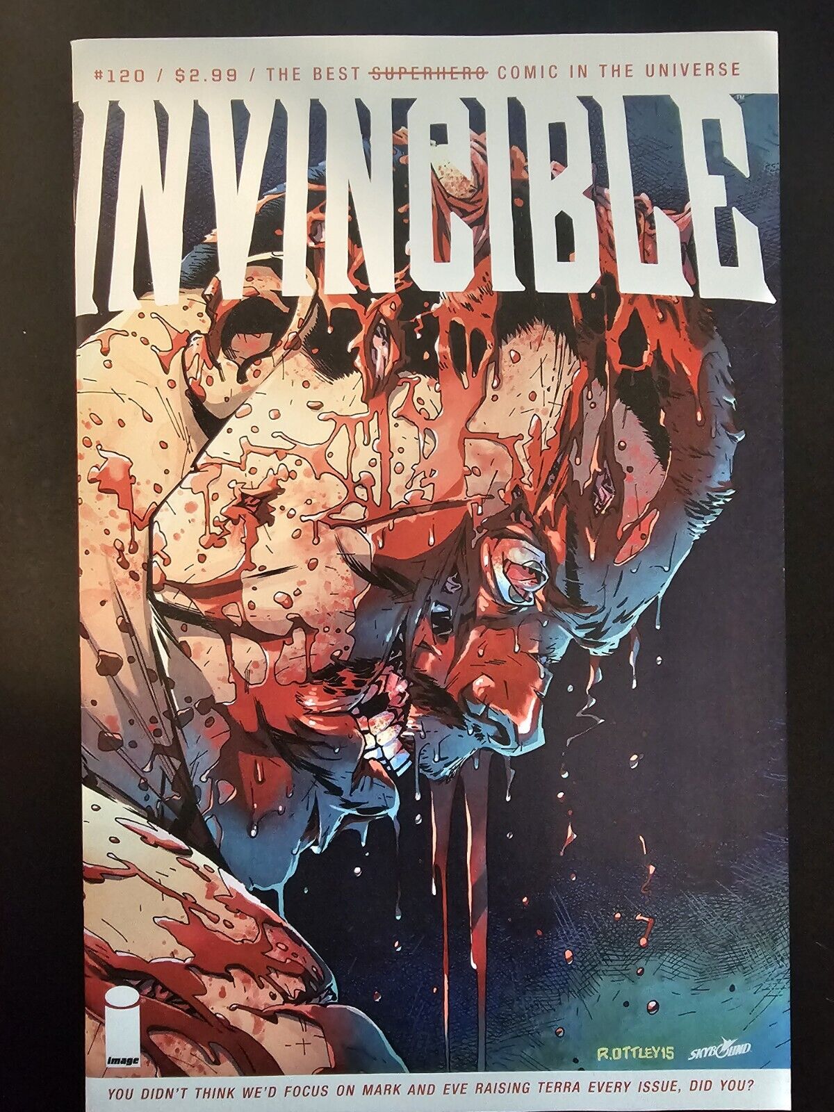 Invincible #120 Death Of Battle Beast Image, Includes Comic Top Loader