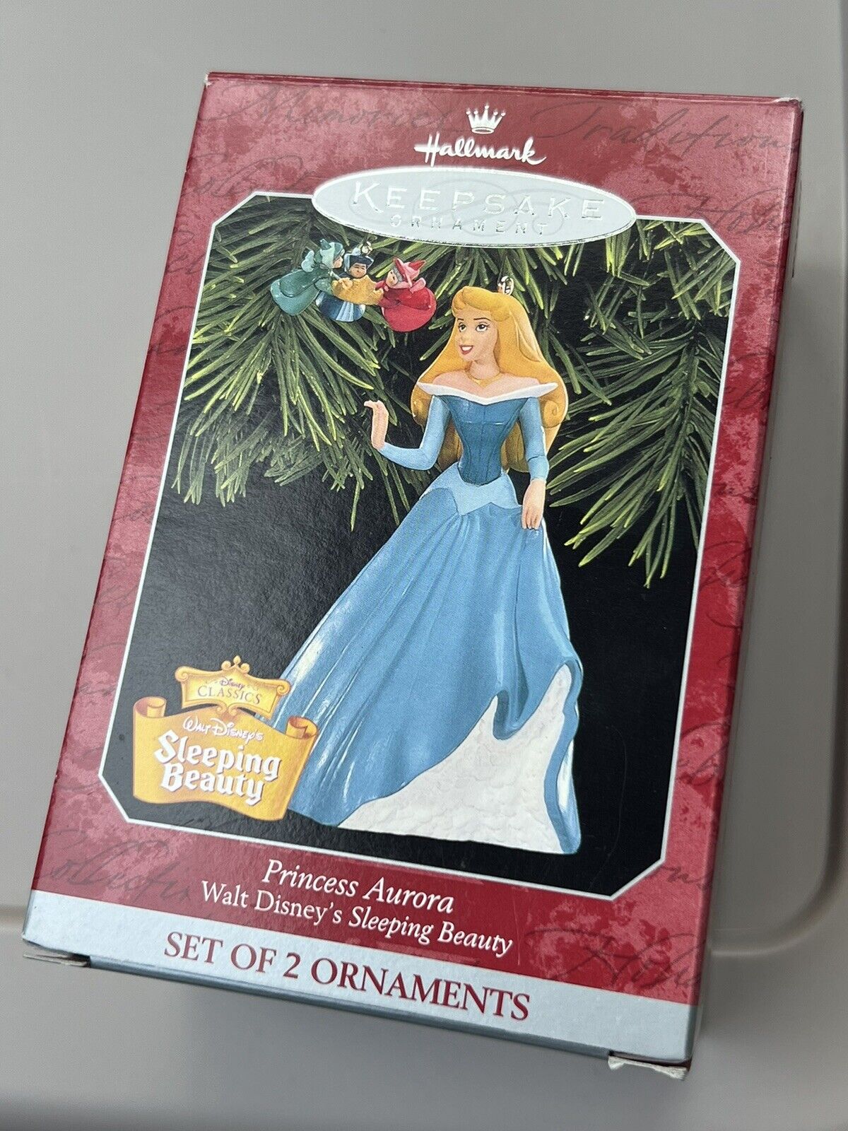 Hallmark Keepsake Disney Princess Aurora Sleeping Beauty Only Ornament 1998