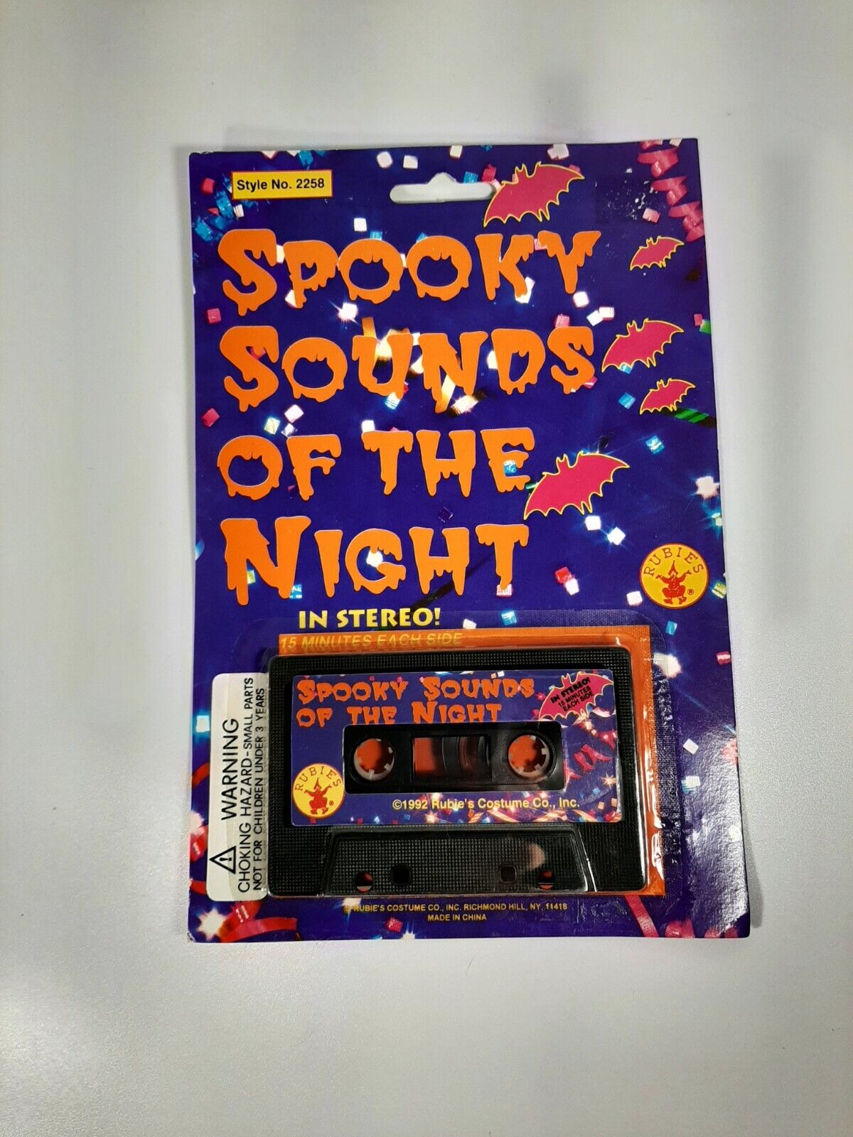 Vintage 1992 Rubies Costume Spooky Sounds Of The Night Cassette Tape New