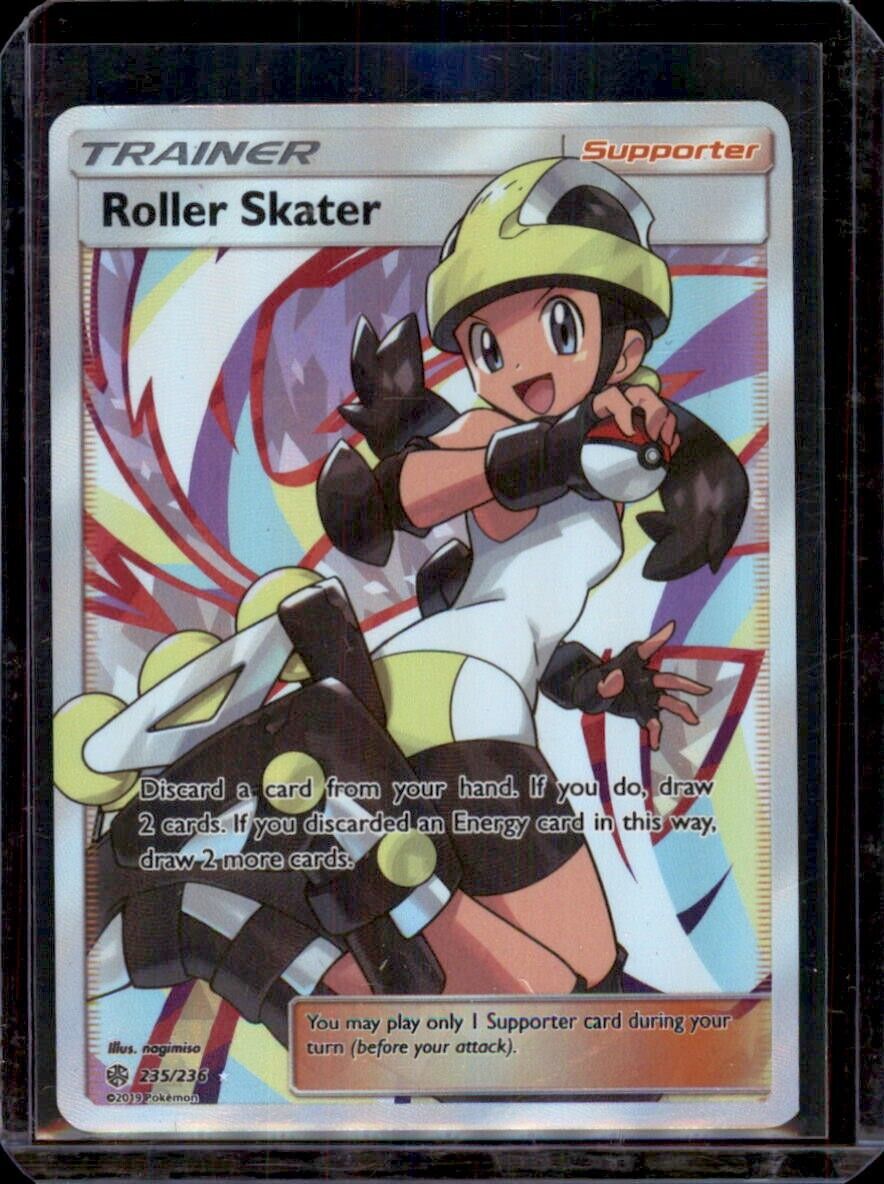 Pokemon Card Roller Skater 235/236 Cosmic Eclipse Full Art Light Play