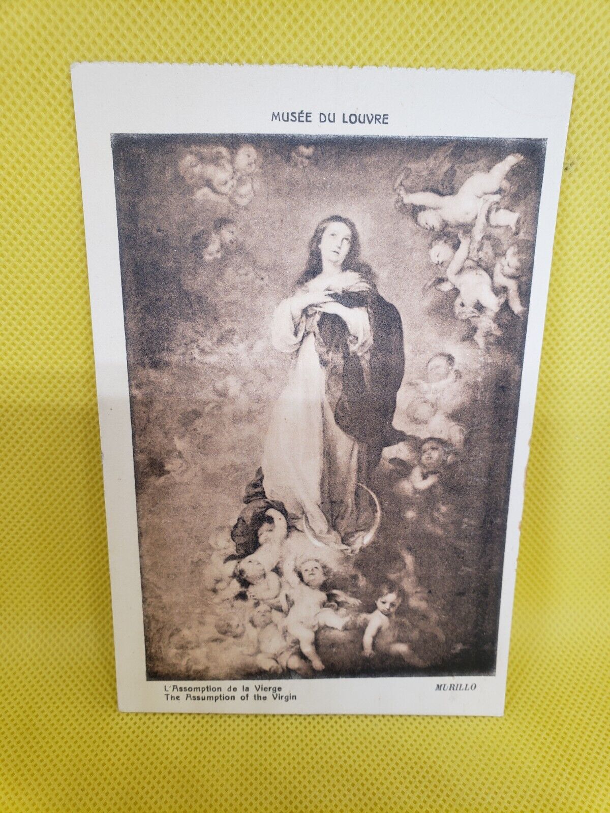 The Assumption Of The Virgin Musee Du Louvre Postcard #168