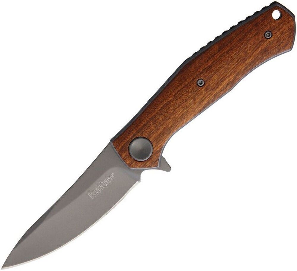 Kershaw Concierge Linerlock Wood Folding Pocket Knife - 4020WOOD