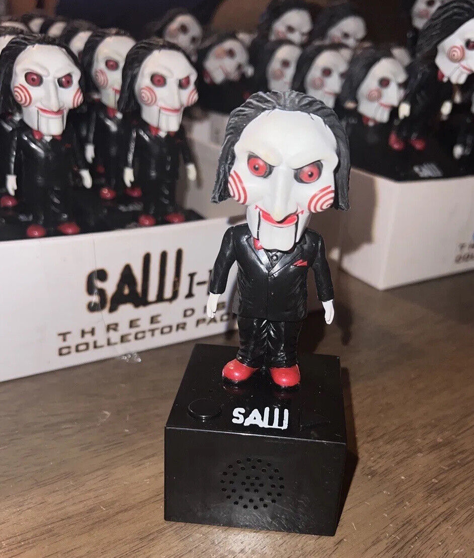 2004 SAW Billy Puppet Voice Memo Recorder  JIGSAW Horror Movie - Lions Gate RARE