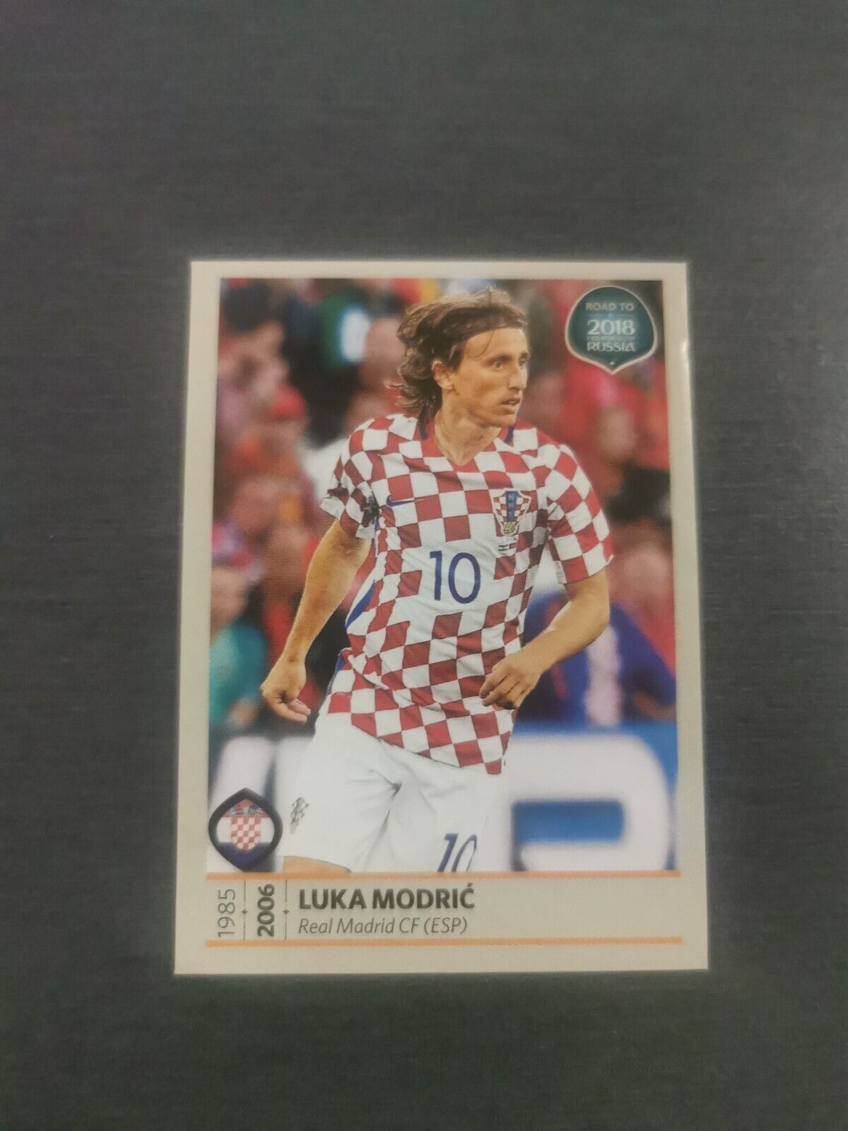 2018 Luka Modric Croatia 26 Road To Russia Panini Picture MINT 