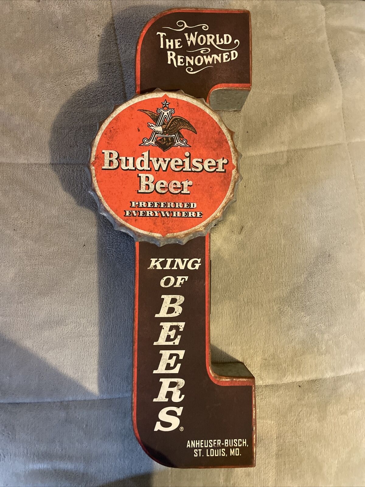 Budweiser King Of Bears Sign 
