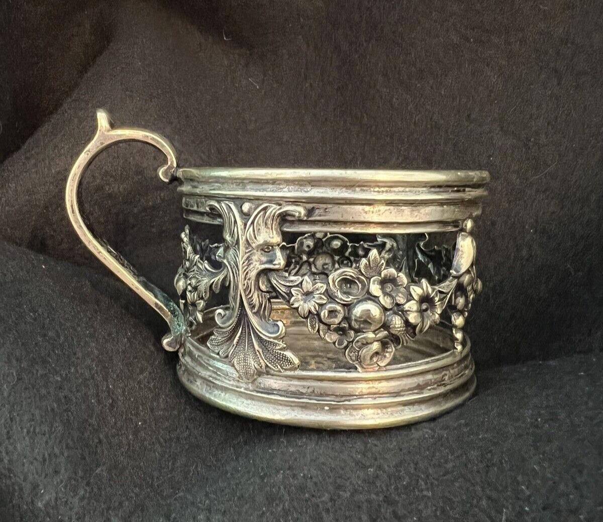Alexander Katsch small Russian Tea/Punch Silver Cup Holder
