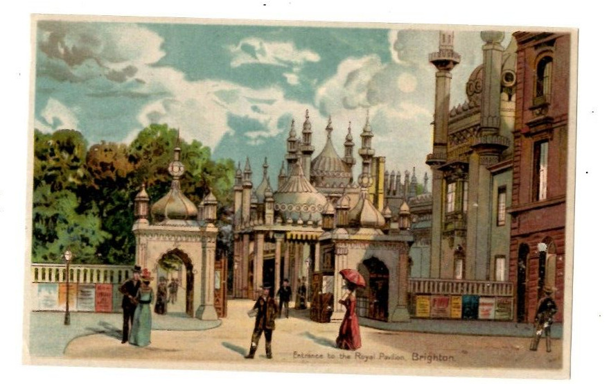 Postcard Entrance to the Royal Pavillion Brighton Transparency Series No 1