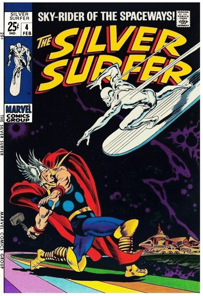 Facsimile reprint covers only to SILVER SURFER #4 - (1969)