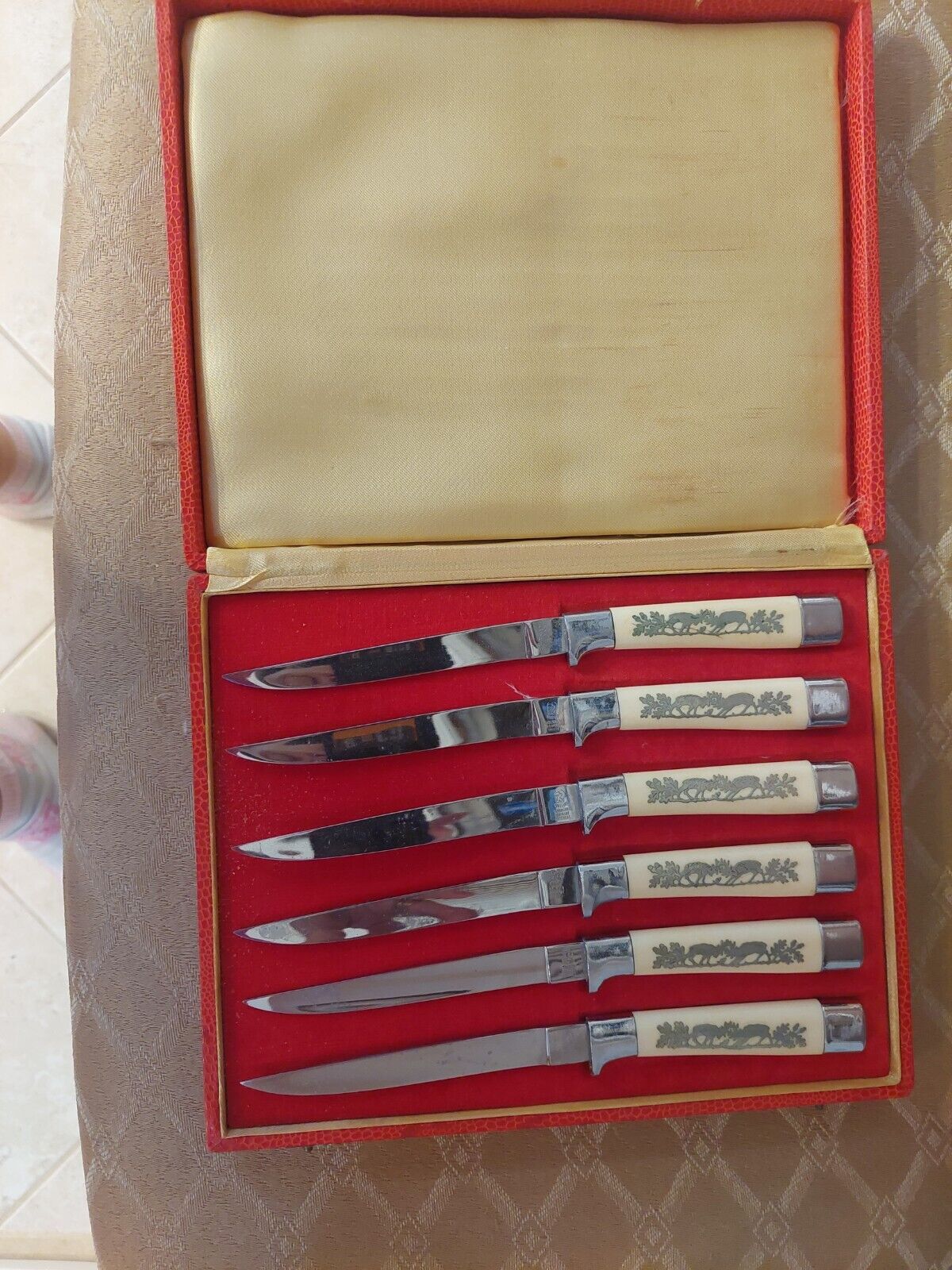 Vintage Othello Solingen Rostfrei Set Of 6 Knives