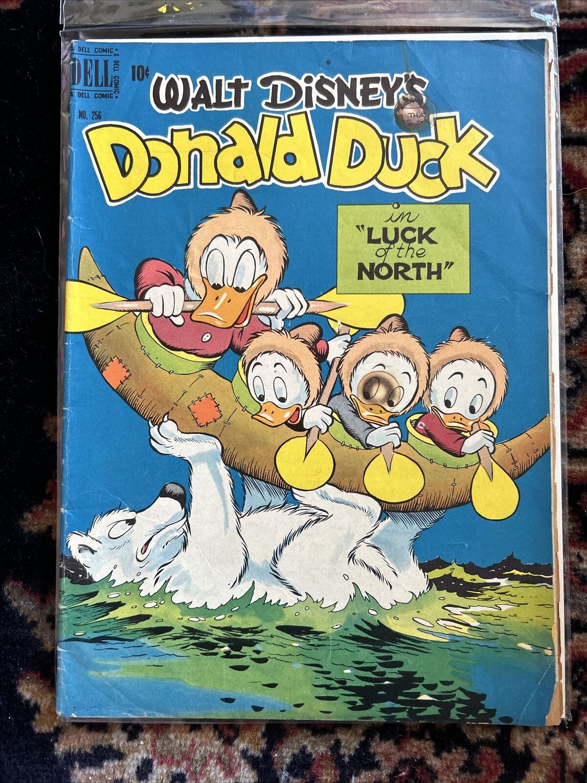 Walt Disney's Donald Duck Luck of the North  Four Color 256 (1949) Barks GD