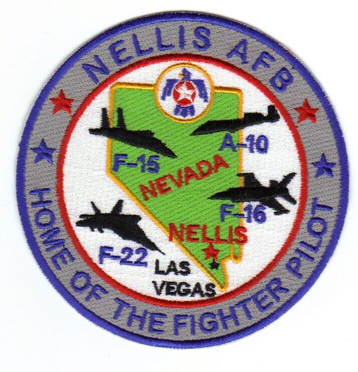 NELLIS AFB, NEVADA, HOME OF THE FIGHTER PILOT
