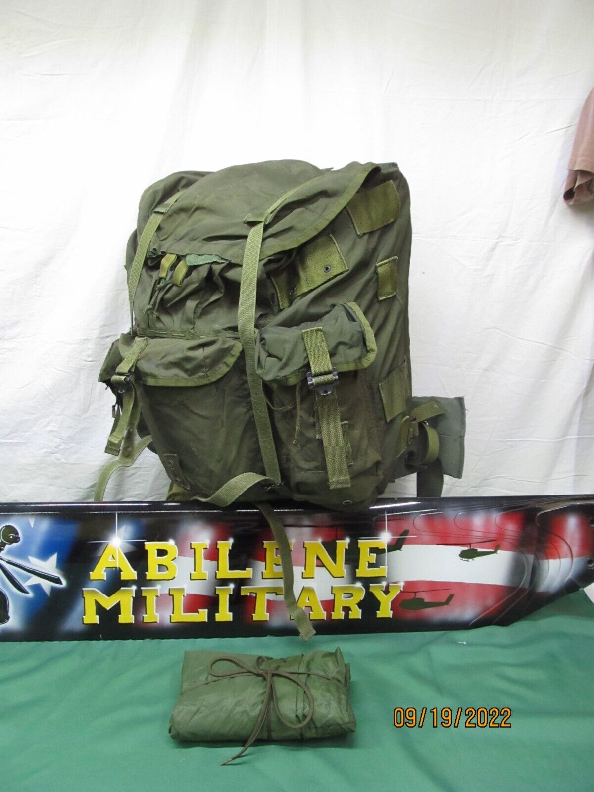 Military Issue NEW Large Alice Pack With Frame Straps Kidney Pad Wet Weather Bag