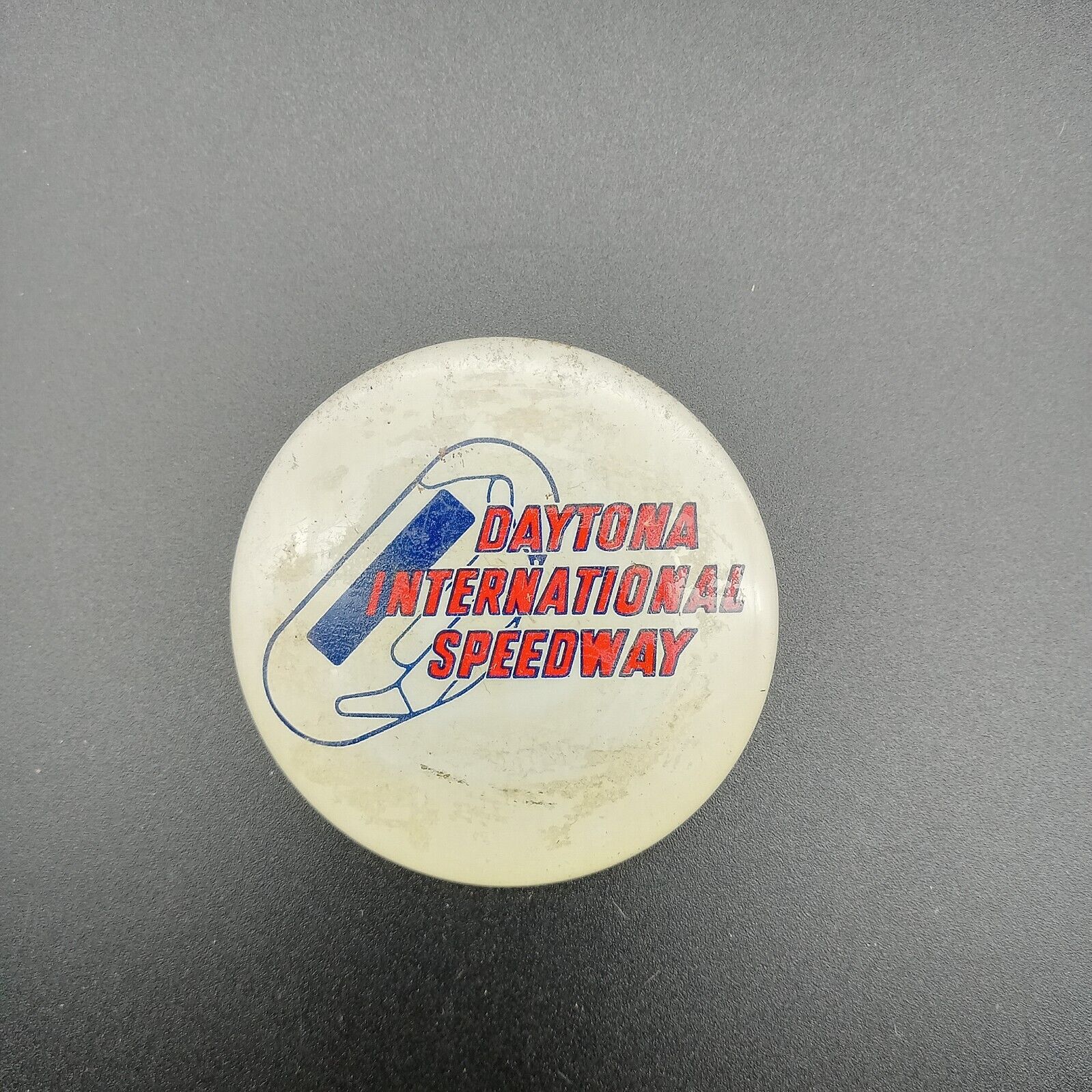 Vintage RARE Daytona International Speedway Pin Pinback Button Hat Pin c 1970's