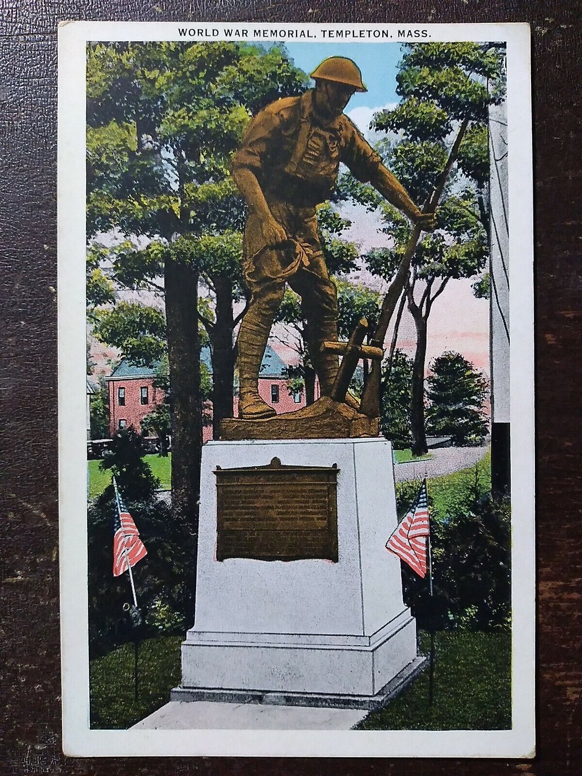 World War Memorial, Templeton, MA (#2) - Early-Mid 1900s, Rough Edges 