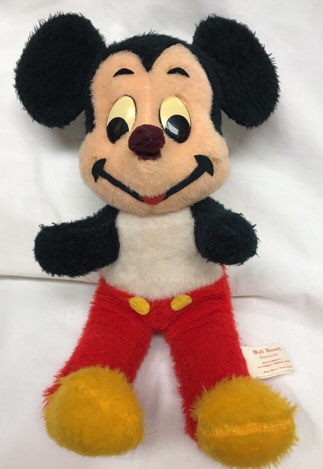 VTG 15” Walt Disney\'s Plush Mickey Mouse California Stuffed Toys
