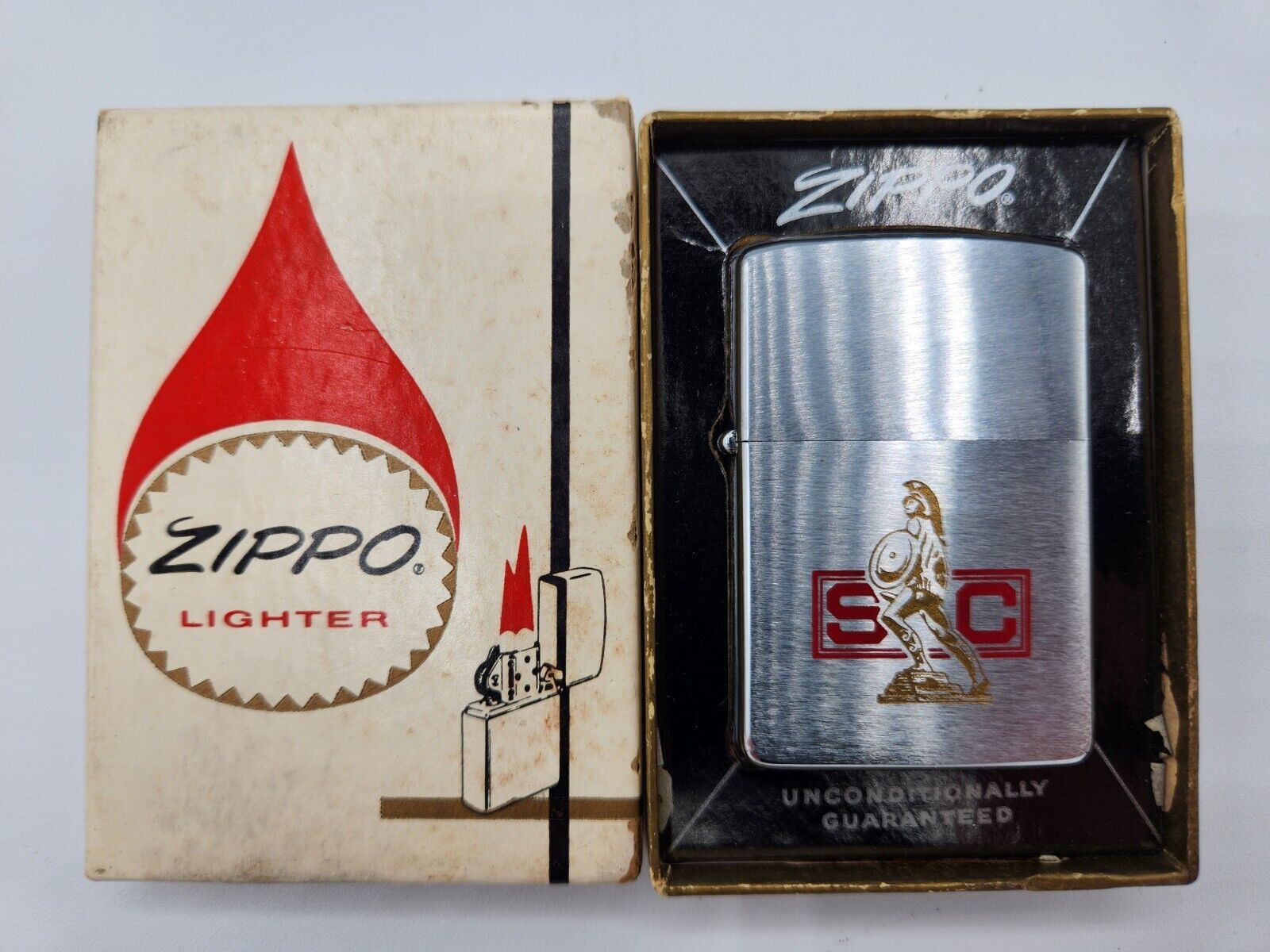 Vintage 1963 Zippo USC Trojan University of California Lighter