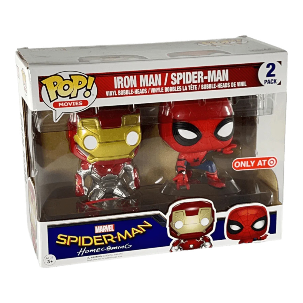 Iron Man & Spider-Man (Homecoming) (2-Pack) - Funko Pop