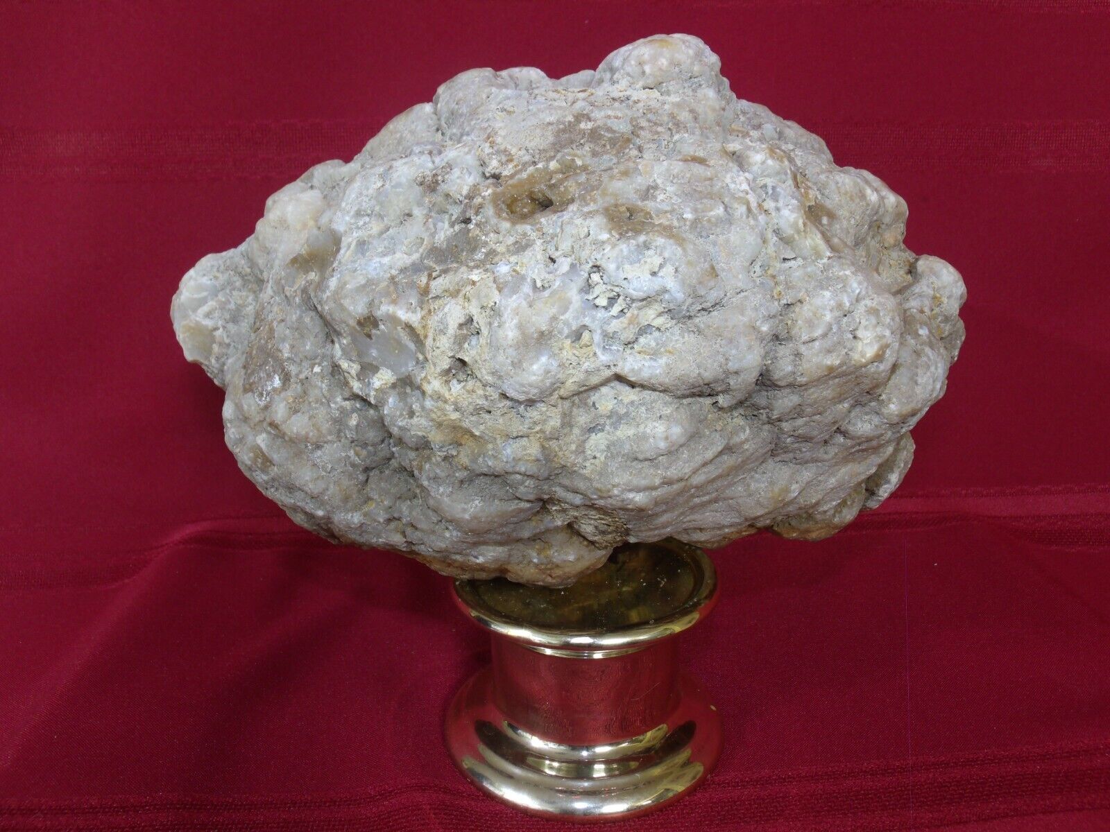 Extra Large 21.8 Pound Unopened Kentucky Crystal Quartz Geode Rare Unique Gift