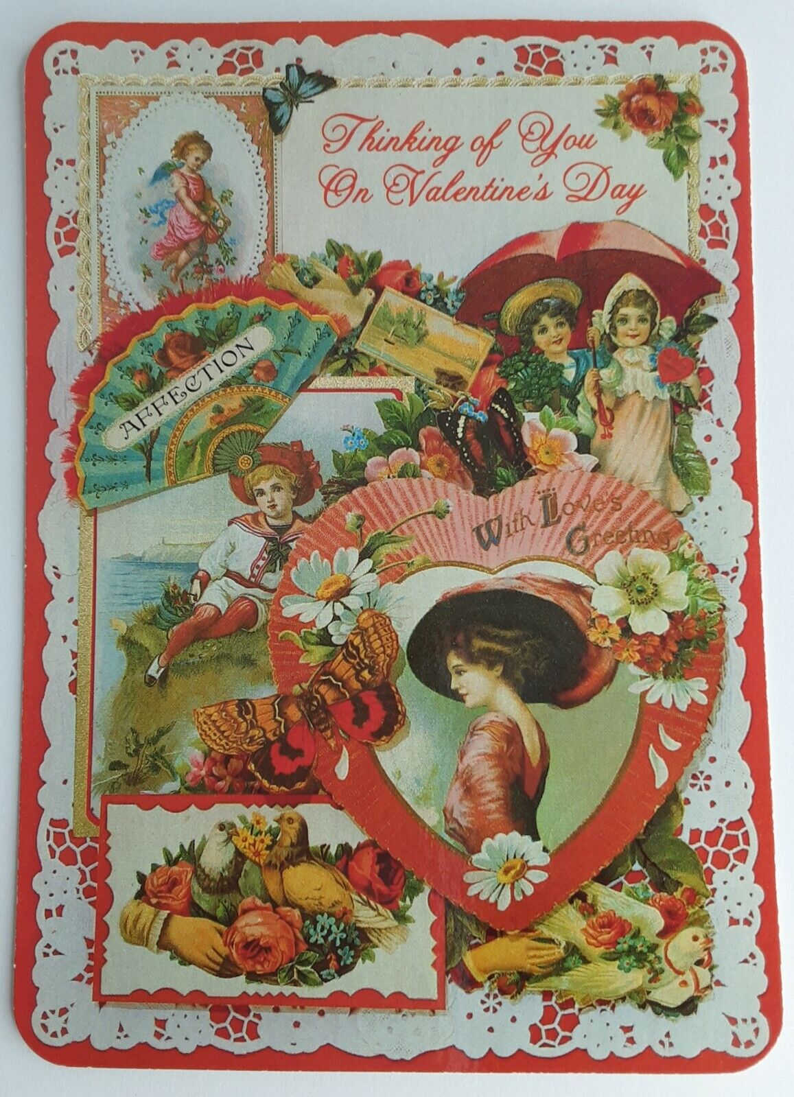 Valentine Post Card Hallmark Historical Collection Unposted