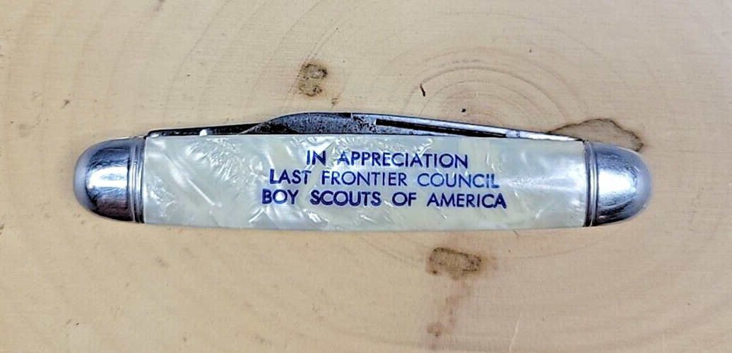 Vintage Imperial Prov. RI Pocket Knife 2 Blade Equal End Boy Scout Appreciation