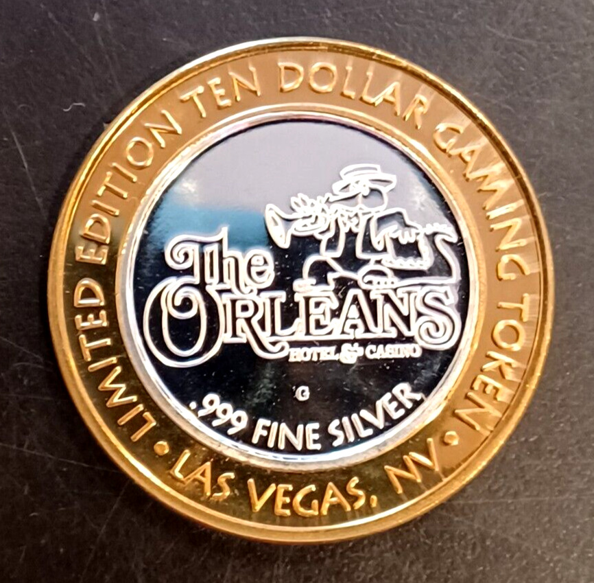 1/2 Ounce Silver Casino Tokens The Orleans